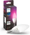 Produktbild: Philips Hue E14 White & Color Ambiance LED 4W 470Lm Bluetooth 1er oder 2er Pack