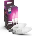 Produktbild: Philips Hue White and Color Ambiance LED-Kerze E14 Doppelpack (9290022942A)