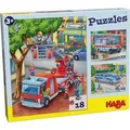 Produktbild: HABA - Puzzles Polizei, Feuerwehr und Co.