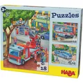 Produktbild: Haba Polizei, Feuerwehr & Co. (45 Teile) (302759)