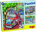 Produktbild: Puzzles - Polizei, Feuerwehr & Co., bis 18 Teile