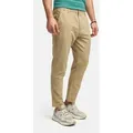 Produktbild: Indicode Leinenhose Herren INNandos Sommerhose Leinen Herrenhose mit elastischem Bund mit Knopf- und Reißverschluss braun L