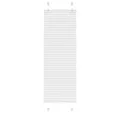 Produktbild: vidaXL Plissee, Plissee Weiß 45x100 cm Stoffbreite 44,4 cm Polyester