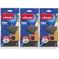 Produktbild: 3 x Vileda 2er Pack Edelstahlschwamm Vileda Glitzi Power INOX Stahlschwamm