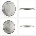 Produktbild: Relaxdays Herdabdeckplatten Edelstahl 4er Set, Herdplatten Abdeckung bis 20 cm Durchmesser Elektroherd Abdeckung, silber