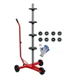 Produktbild: PROREGAL® Felgenbaum Fahrbarer Felgenbaum CARRERO HxBxT 115,5x46x46cm bis zu 4 Reifen