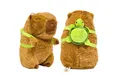 Produktbild: soma Kuscheltier Capybara Kuscheltier braun 24 cm Plüsch mit Schildkröten Rucksack (Set, 1-St., Geschenk-Set), Weiches Capybara Plüschtier Flauschiges Geschenkidee Kinder Erwachsene