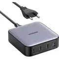 Produktbild: UGREEN Nexode 1*USB-A + 3*USB-C 100W Desktop Fast Charger - Schwarz