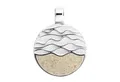 Produktbild: DUR Kettenanhänger - Strandwellen - Strandsand - Silber 925/000 -, (1-tlg)