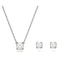 Produktbild: Swarovski Constella set, Round cut, White, Rhodium plated