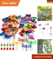 Produktbild: Vielfältiges 60er Deko Set mit Schmetterlingen und Libellen für lebendige Gärten
