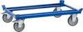 Produktbild: Fetra Paletten-Fahrgestell, f. Behälter 1200 x 800 mm, Traglast 750 kg, brillantblau RAL 5007 125085