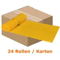 Produktbild: Müllbeutel Abena Saekko Boy 60 L gelb 10 Stück/Rolle Karton Karton mit 24 Rollen, Stärke 35 my, Lebensmittelecht 1683