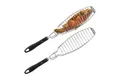 Produktbild: relaxdays Grillguthalter Fischbräter 2er Set, Edelstahl