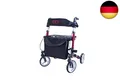 Produktbild: Antar AT51006R Aluminium Faltbar Rollator, rot, 8000 g