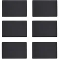 Produktbild: Platzset ZELLER PRESENT, schwarz, B:30cm L:45cm, Platzsets, Kunstleder, metallic, 30x45 cm
