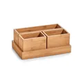 Produktbild: Zeller 25387 OrganizerSet, 4tlg.,Bambus, ca. 28 x 17,7 x 11 cm, Büro, Schmink...