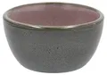 Produktbild: BITZ Schüssel, Schale, Snackschale, Schälchen aus Steingut, 10 cm im Durchmesser, Grau/Hellrot