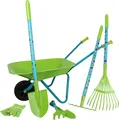 Produktbild: Kinder Garten-Set mit Schubkarre 7 Teile Rechen Länge: ca. 74 cm