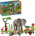 Produktbild: 72068 Elefant mit Tierpfleger, Konstruktionsspielzeug