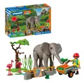 Produktbild: Playmobil® Elefant mit Tierpfleger (72068), Animals & Friends Konstruktions-Spielset, (43 St), Made in Europe