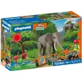 Produktbild: PLAYMOBIL 72068 Elefant mit Tierpfleger - Beige