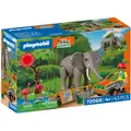 Produktbild: PLAYMOBIL 72068 Elefant mit Tierpfleger