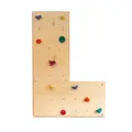 Produktbild: Kletterwand Indoor mit bunten Klettersteinen und Montagematerial für Kinder und Erwachsene Größe: 2 Platten (1,30 m²)