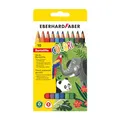Produktbild: Eberhard Faber 511409 - Buntstifte Set Colori, 10 Jumbo Buntstifte in ergonomischer Dreikant Form