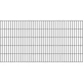 Produktbild: Doppelstab-Gittermatte, Typ 6/5/6, ohne Überstand, Breite 2000 mm x Höhe 1400 mm, Farbe: anthrazit - Grau/Dunkelgrau