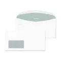 Produktbild: Mailmedia Briefumschläge C6-5 nassklebend, mit Fenster (114 x 229 mm, 1000x) (20233/0)