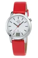 Produktbild: MASTER TIME Damen-Funkuhr Daily Leder Rot MTLA-10918-11L