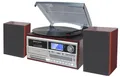 Produktbild: Roadstar HIF-8892D+BT Vintage Vinyl Plattenspieler DAB/DAB+/FM Radio CD-MP3 Player Kassette Bluetooth Holz
