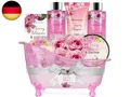 Produktbild: BODY & EARTH Geschenke für Frauen 8 tlg, Kirschblüten und Jasmin Duft, S