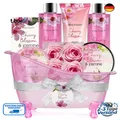 Produktbild: BODY EARTH Badeset 8tlg Kirschblüten Jasmin Pflege Badesalz