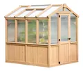 Produktbild: Tchibo - Gewächshaus aus Zedernholz - 204x238x236cm - braun - Holz / Polycarbonat