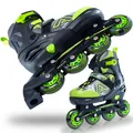 Produktbild: Apollo Champion, größenverstellbare Inline Skate - Grün - Größe M (35-38)