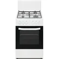 Produktbild: PKM GH4-50 EO AQ, Stand-Gasherd, 9050 Watt, 50 cm, 3 Backofenfunktion, , Grillrost und Fettpfanne - Weiß