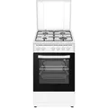 Produktbild: PKM Herd Gh4-50 EO AQ, Weiß, Metall, A, 49.8x86x61 cm, Betriebskontrollleuchte, Vollglas-Innentür, Küchengeräte, Küchenelektrogeräte, Herde, Standherde