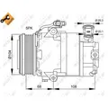 Produktbild: 1x Kompressor, Klimaanlage NRF 32082 passend für OPEL VAUXHALL GENERAL MOTORS