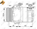 Produktbild: NRF 32082 Kompressor, Klimaanlage für OPEL