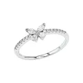 Produktbild: Amor Ring 925 Sterling Silber Damen Ringe, mit Zirkonia synth., Weiß, Kommt in Schmuck Geschenk Box, 2037267