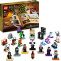 Produktbild: LEGO 76404 Harry Potter Adventskalender 2022 mit Brettspiel, 7 Minifiguren, Film-Szenen und Spielzeug Zubehör, magisches frühes Geschenk für Weihnachten