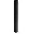 Produktbild: Raik Ofenrohr raik Rauchrohr Ofenrohr 120mm - 1000mm schwarz, Längenelement schwarz 12 cm x 12 cm x 100 cm