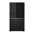 Produktbild: LG GSGV81EPLL Side by Side Kühlschrank, Klasse E, 635 L, Instaview, Kühlschrank mit Gefrierfach, Eis-, Crushed Ice- Wasserspender, Total NoFrost, Smart Inverter Kompressor, Wi-Fi