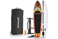 Produktbild: ArtSport Inflatable SUP-Board Beach Rocker, Stand Up Paddling Board, ideal für Anfänger, bis 150 kg, inkl. Tragetasche und Zubehör