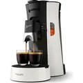 Produktbild: Philips Senseo® Select Kaffee Pad Maschine, 3 Kaffeespezialitäten, Kaffeestärkewahl Plus, Crema Plus, weiß (CSA230/00) - Weiß