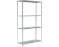 Produktbild: Steck-Grundregal Schulte verzinkt 180x100x35 cm 4 Böden geteilte Winkelprofile T