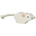Produktbild: Holztiger weiße Maus Holzfigur Bauernhof  Holztier  Tierfigur   Art.nr. 80130
