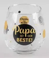 Produktbild: Glas mit Spruch Papa ist der Beste formano Wasserglas Weinglas Cocktailglas
